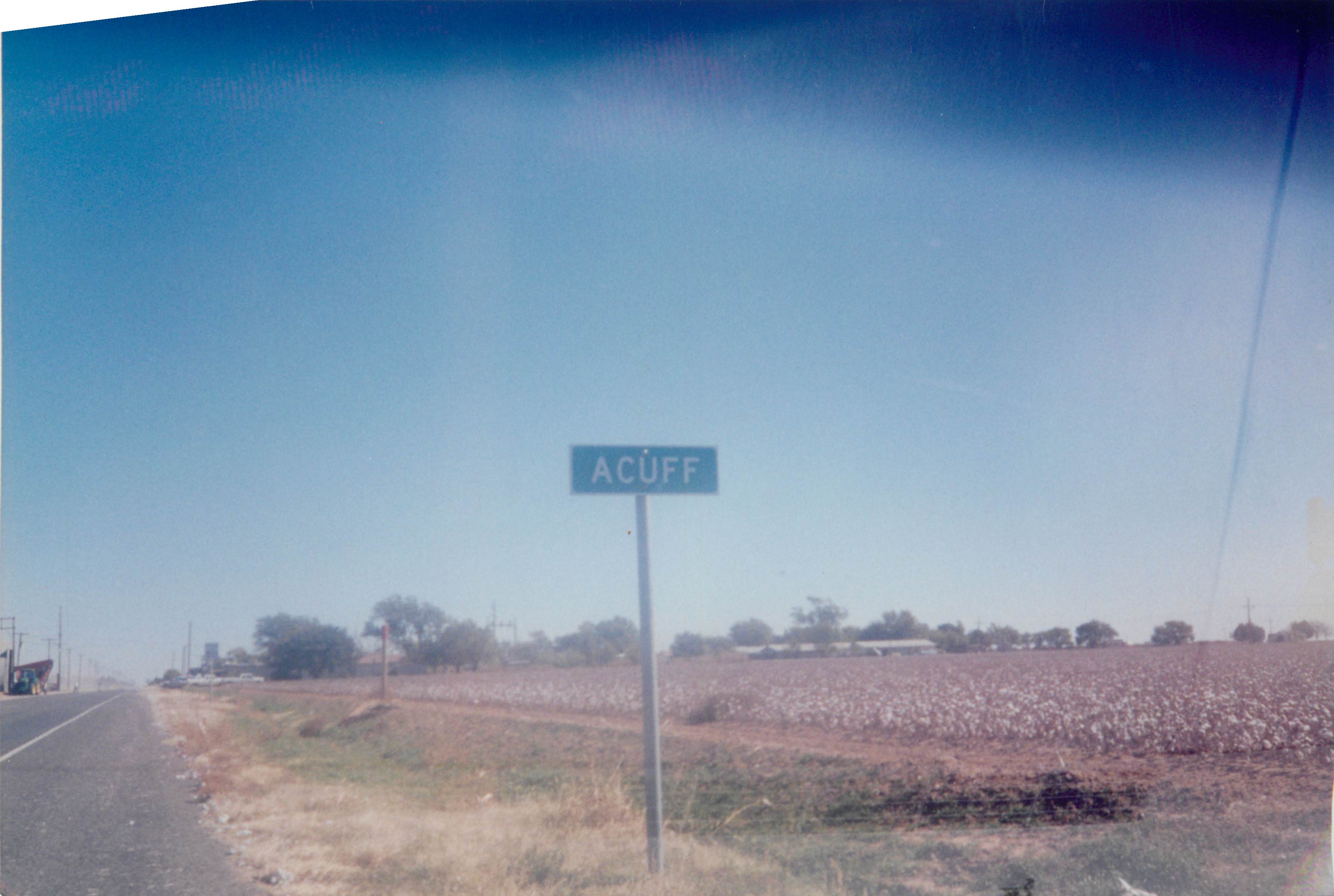 Acuff, Texas, Named for Mark Sylvester Acuff